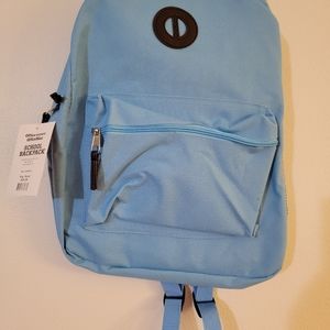 Backpack colored light blue